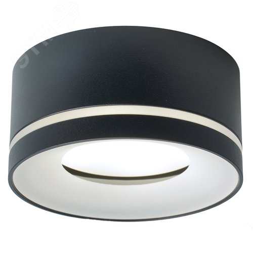 Изображение товара Светильник ДПО-12w GX53 без лампы черный (шт)