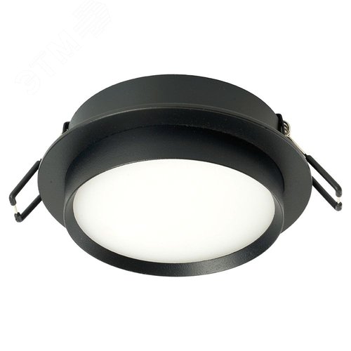 Изображение товара Светильник ДВО-15w GX53 без лампы черный (шт)