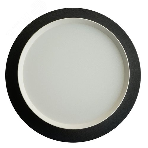 Светильник ДВО-15w GX53 без лампы черный белый - фото 4