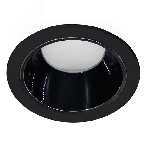 Светильник ДВО-13w G5.3 без лампы черный/черный хром - фото 1