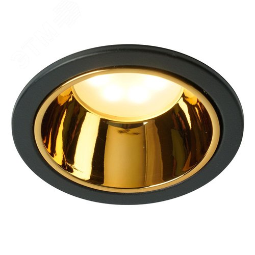 Светильник ДВО-13w G5.3 без лампы черный золото - фото 2