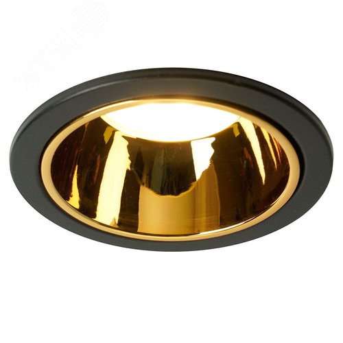 Светильник ДВО-13w G5.3 без лампы черный золото - фото 3