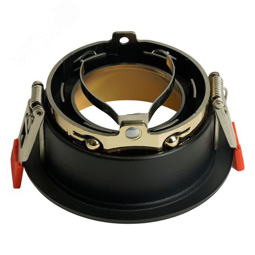 Светильник ДВО-13w G5.3 без лампы черный золото - фото 4