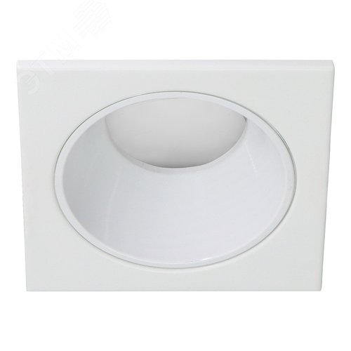 Светильник ДВО-13w G5.3 без лампы квадратный белый - фото 1