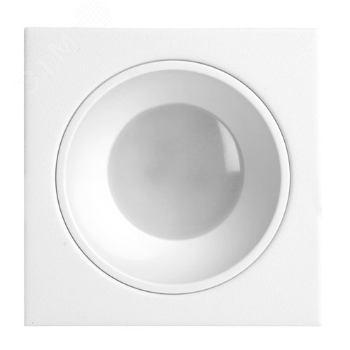 Светильник ДВО-13w G5.3 без лампы квадратный белый - фото 2