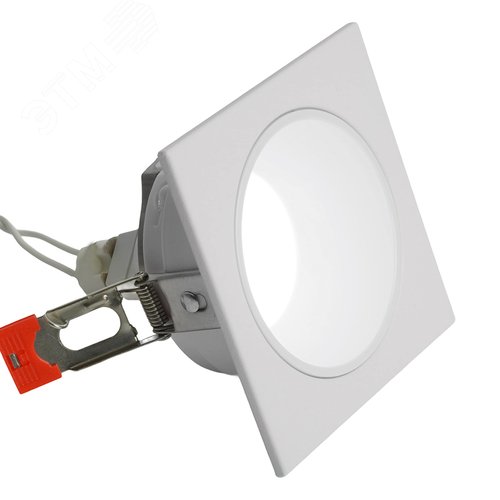 Светильник ДВО-13w G5.3 без лампы квадратный белый - фото 4