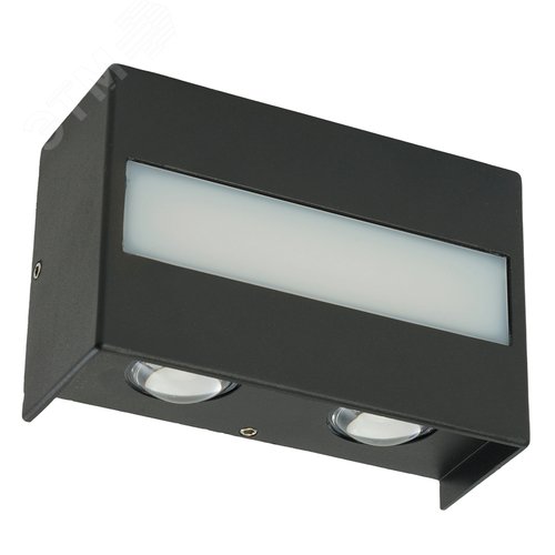 Светильник светодиодный уличный ДБУ-8w 3000К IP65 черный - фото 1