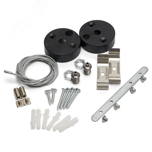 Светильник светодиодный ДПО-24вт 6500К 2880Лм линейный рассеиватель матовый в алюминиевом корпусе черный - фото 4