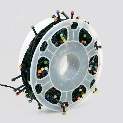 Изображение товара Гирлянда линейная на бобине LED 5000K 50+3 м с контроллером зеленый шнур IP44 (шт)