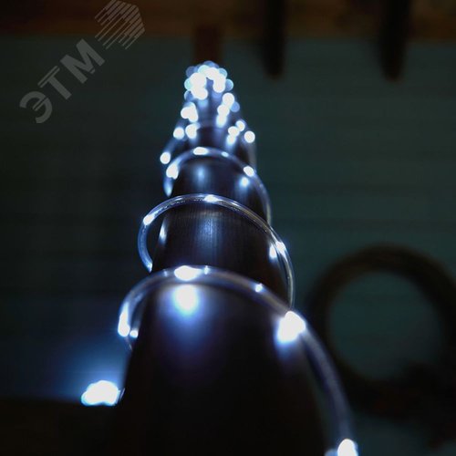 Гирлянда линейная LED 5000K с контроллером 15 м прозрачный шнур - фото 5