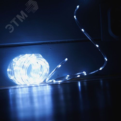 Гирлянда линейная LED 5000K с контроллером 15 м прозрачный шнур - фото 6
