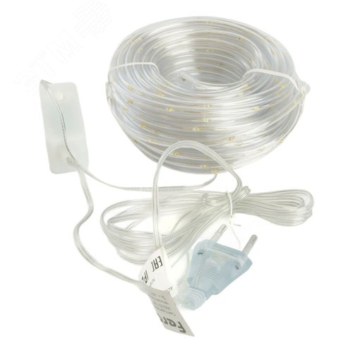 Гирлянда линейная LED 5000K с контроллером 15 м прозрачный шнур - фото 7