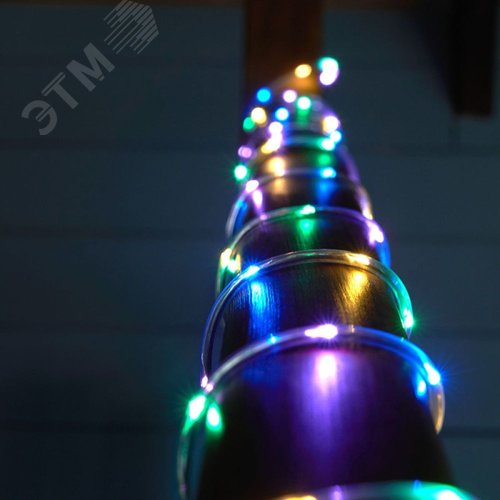 Гирлянда линейная LED мультиколор с контроллером 15 м прозрачный шнур - фото 6