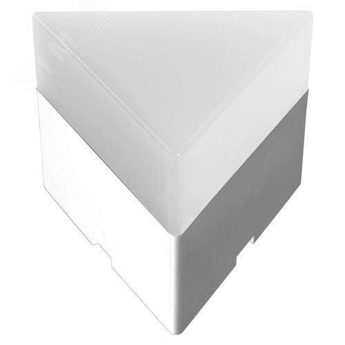 Светильник светодиодный ДПО-3вт 4000К 300Лм треугольник белый для светильников AL4020 18 и 36вт - фото 1