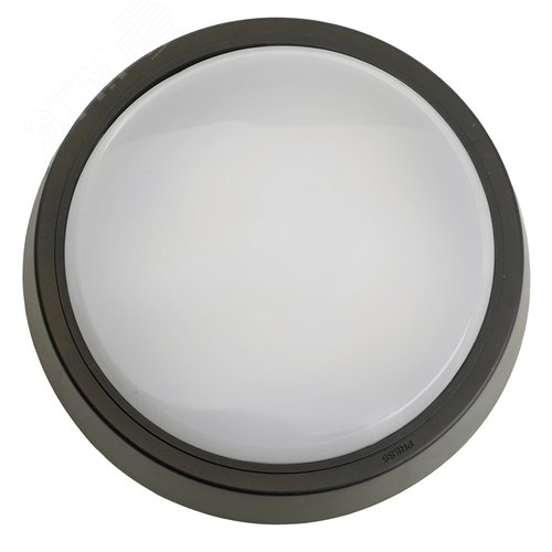 Светильник светодиодный ДБО-25w 6500К 2000 Лм круглый черный - фото 4