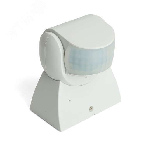 Датчик движения ИК настенный 1200w 180 град 12м IP65 белый - фото 4