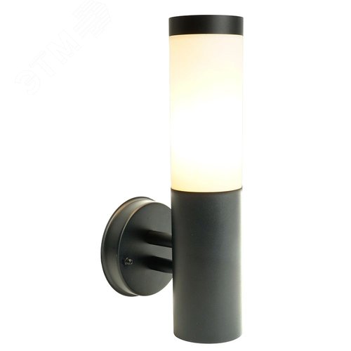 Светильник ДБУ-18w вверх Е27 без лампы IP44 черный - фото 2