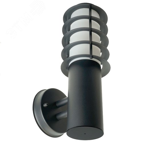 Светильник ДБУ-18w вверх Е27 без лампы IP44 черный - фото 3