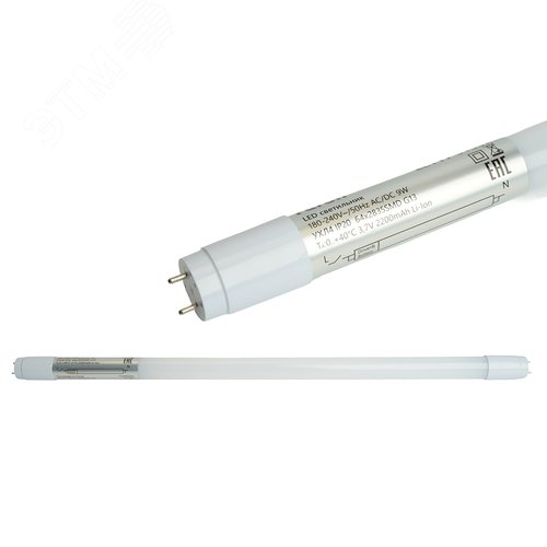 Изображение товара Светильник аккумуляторный постоянный LED 9W G13 4000К лампа (шт)