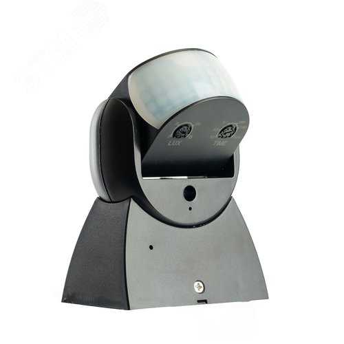 Датчик движения ИК настенный 1200w 180 градусов 12м IP65 черный - фото 4