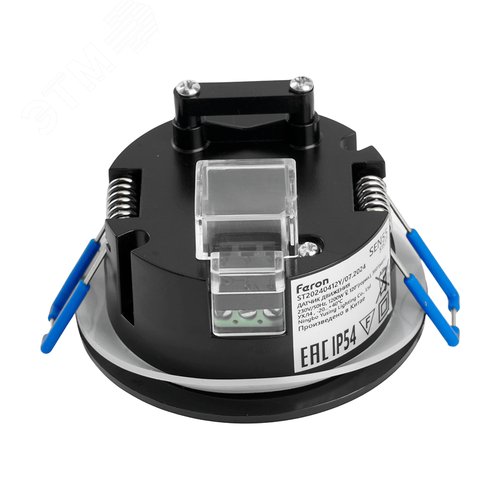 Датчик движения ИК встраиваемый 1200w 360 градусов 8м IP54 черный - фото 3