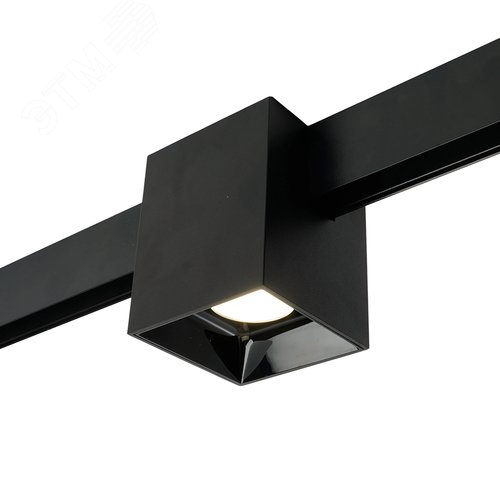 Светильник светодиодный трековый магнитный на шинопровод ДПО-20w 4000К 1800Лм 48v черный - фото 3