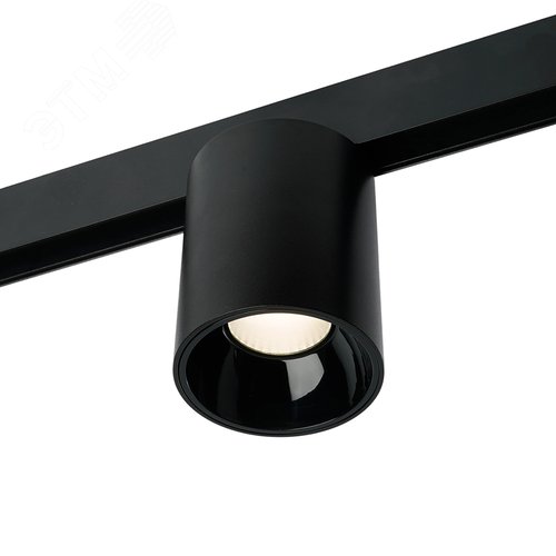 Светильник светодиодный трековый магнитный на шинопровод ДПО-12w 4000К 1080Лм 48v черный - фото 4