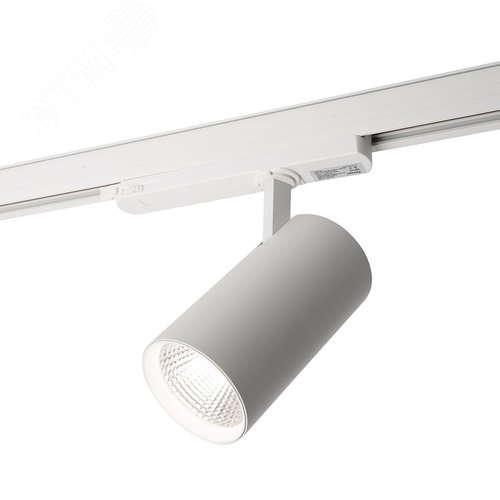 Светильник светодиодный трековый на шинопровод ДПО-30w 4000К 2700Лм трехфазный белый - фото 3