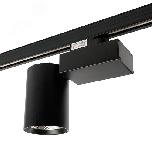 Светильник светодиодный трековый на шинопровод ДПО-40w 4000К 3600Лм трехфазный черный - фото 4