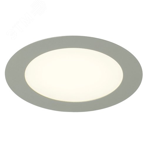 Светильник светодиодный ДВО-6w 4000K 480Лм slim серый - фото 3