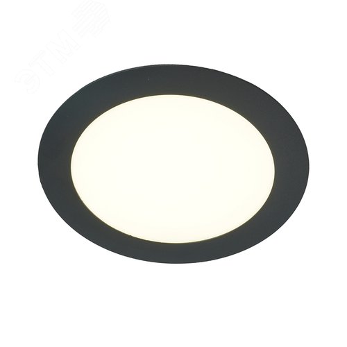 Светильник светодиодный ДВО-12w 4000K 960Лм slim черный - фото 2