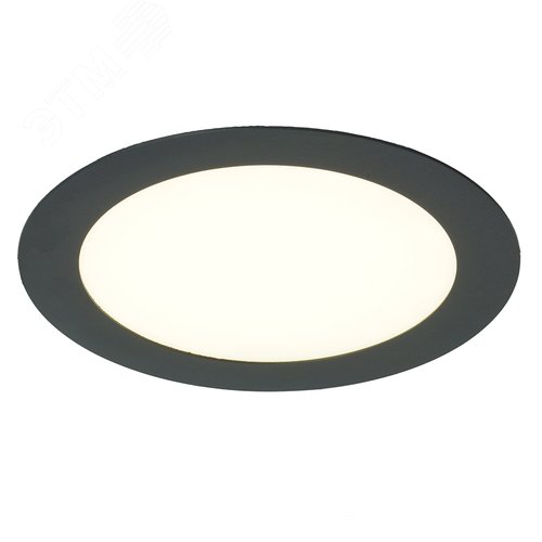 Светильник светодиодный ДВО-12w 4000K 960Лм slim черный - фото 3