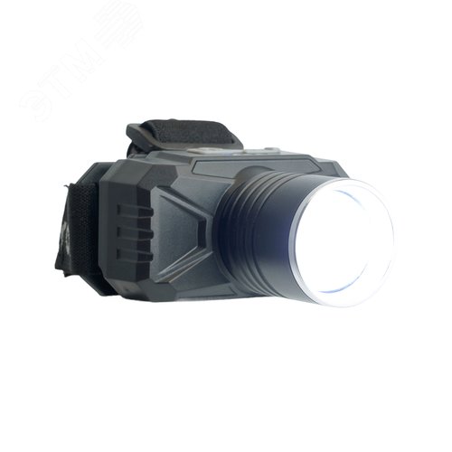 Фонарь светодиодный налобный аккумуляторный 20W 2500mAh USB type-C IP44 алюминий - фото 4