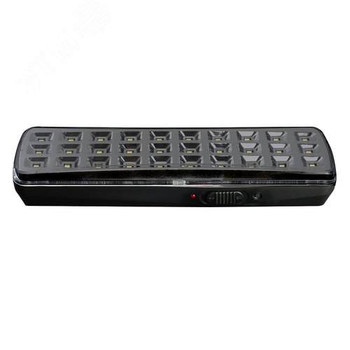 Изображение товара Светильник аварийный светодиодный LEDх30 8ч непостоянный IP20 черный (шт)