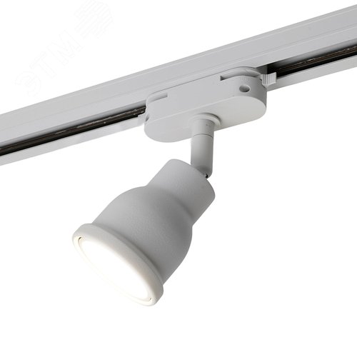 Светильник трековый на шинопровод ДПО GU10 без лампы белый - фото 3