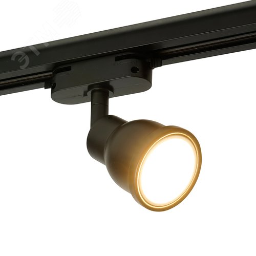 Светильник трековый на шинопровод ДПО GU10 без лампы черный - фото 3