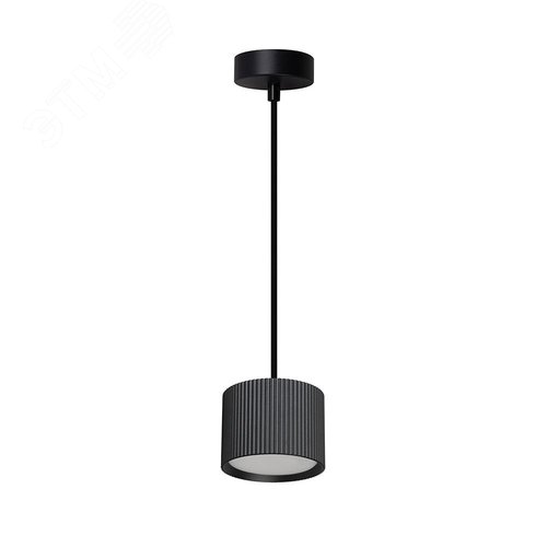 Изображение товара Светильник ДСО GX53 без лампы на подвесе черный (шт)