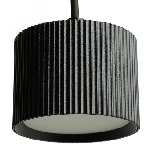 Светильник ДСО GX53 без лампы на подвесе черный - фото 4