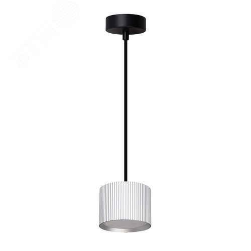 Изображение товара Светильник ДСО GX53 без лампы на подвесе серебро,черный (шт)