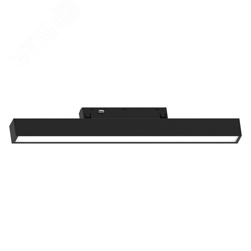 Изображение товара Светильник светодиодный трековый магнитный на шинопровод ДПО-12w 4000К 960Лм 220v черный (шт)