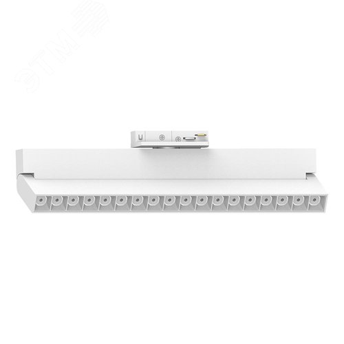 Светильник светодиодный трековый на шинопровод ДПО-18w 4000К 1620Лм поворотный белый - фото 1