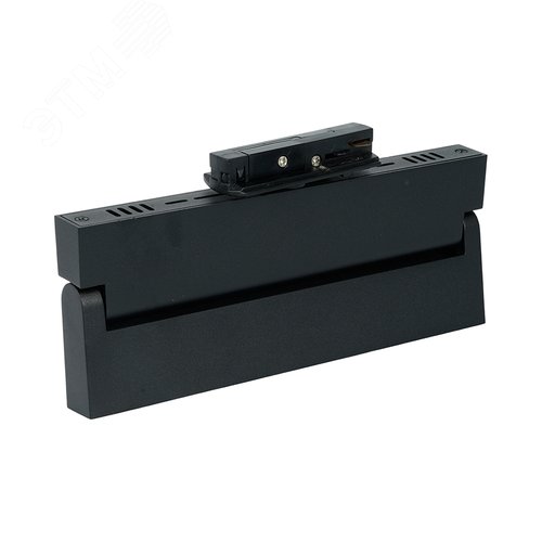 Светильник светодиодный трековый на шинопровод ДПО-12w 4000К 960 Лм матовый рассеиватель поворотный черный - фото 3