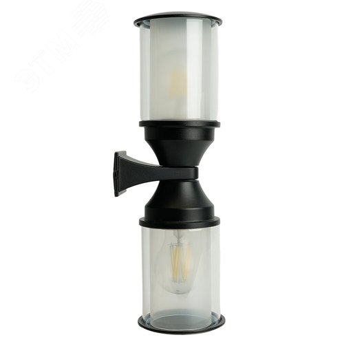 Изображение товара Светильник НБУ-2х60w вверх/вниз Е27 IP54 черный (шт)