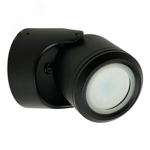 Светильник ДБУ GU10 без лампы IP54 наклонный черный - фото 4