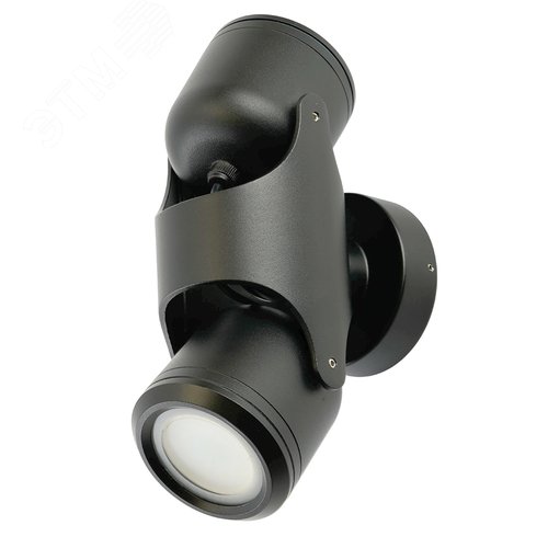 Изображение товара Светильник ДБУ-2хGU10 без ламп IP54 наклонный черный (шт)