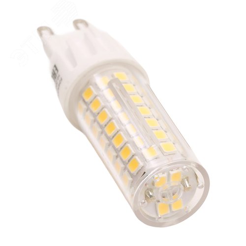 Лампа светодиодная LED 10вт 230в G9 белый капсульная диммируемая - фото 3