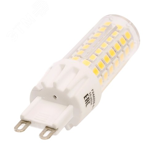 Лампа светодиодная LED 10вт 230в G9 белый капсульная диммируемая - фото 4