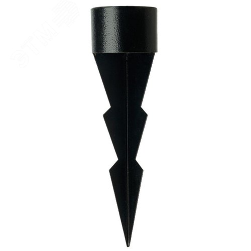 Держатель грунтовый для светильников НТУ черный - фото 1