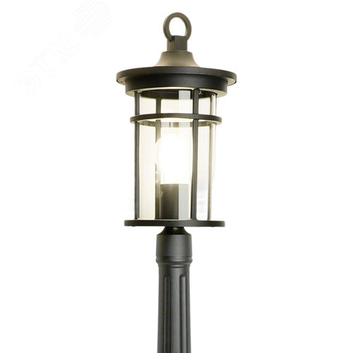 Светильник НТУ-60w столб Е27 IP44 черный - фото 2