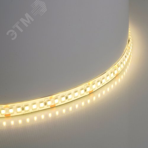 Лента светодиодная 16Вт/м 24В 3000К IP65 180LED/м LS512 - фото 4